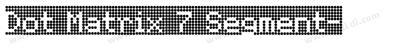 Dot Matrix 7 Segment字体转换